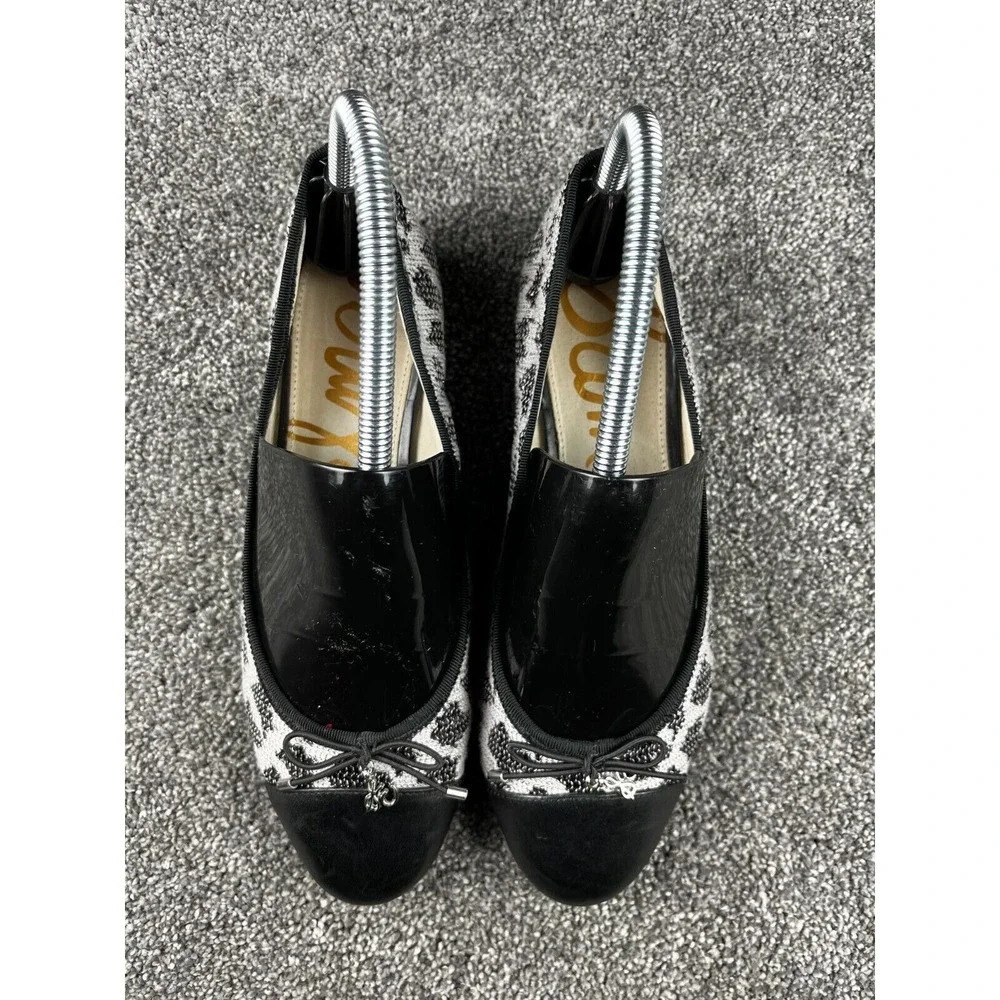Sam Edelman Sara Women's Black Multi Ballet Flat‎ Sz 7M